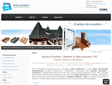 Tablet Screenshot of dachy-radom.pl
